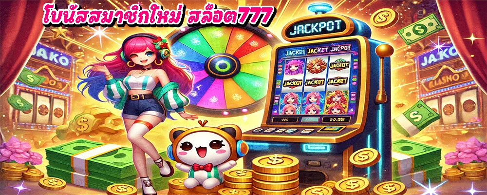 โบนัสสมาชิกใหม่ สล็อต777